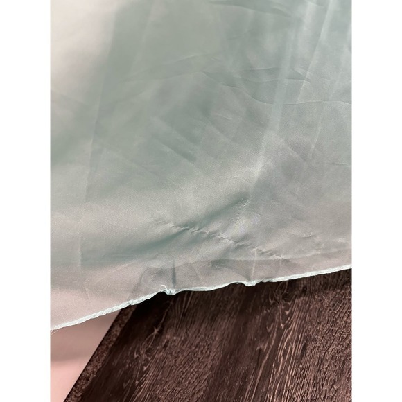 Mac Duggal FLOWY‎ OFF-THE-SHOULDER GOWN Mint - Picture 13 of 14